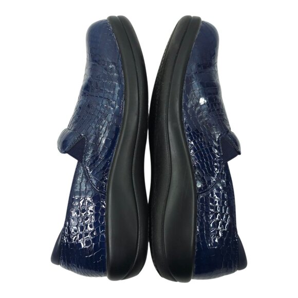 Alegria Reptile Print Slip On Clog Women US 9 EU 39 Leather Comfort Shoe KEL-805 - Picture 6 of 16